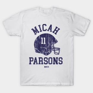 Micah Parsons Dallas Helmet Font T-Shirt
